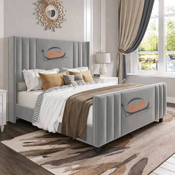 wingback bed frame